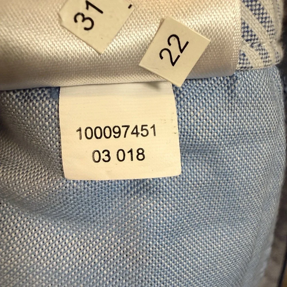 Brooks Brothers Red Fleece Shorts Mens Khakis 36 Blue Geometric Golf AOP